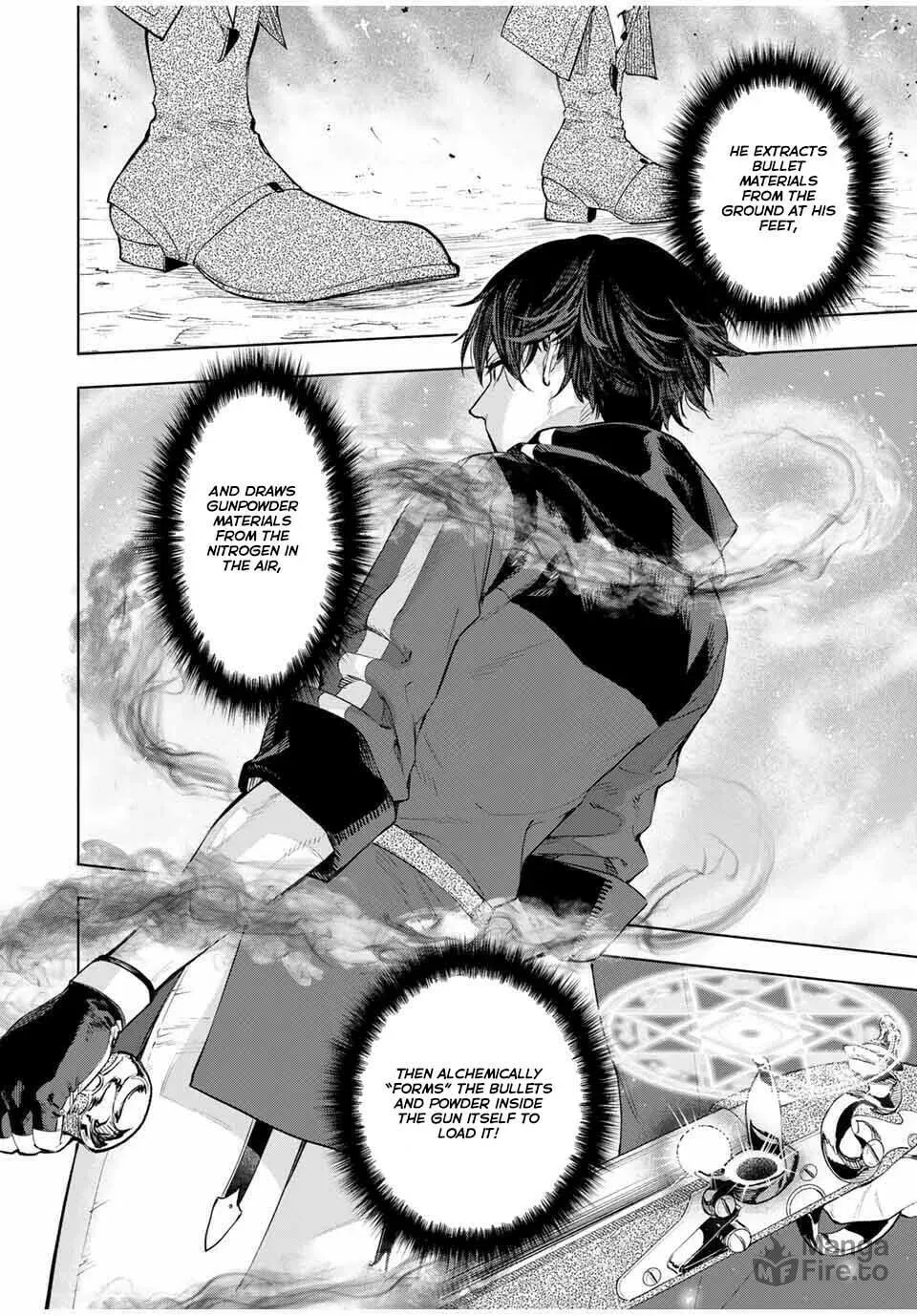 Genkai Shuuraku wo Datsu Mura Shita Renkinjutsushi, Tokai de "Saikyou" nano ga Bare Makuru. ~Rougai domo ni wa Iikagen Aiso ga Tsukimashita~ Chapter 1 — Page 42