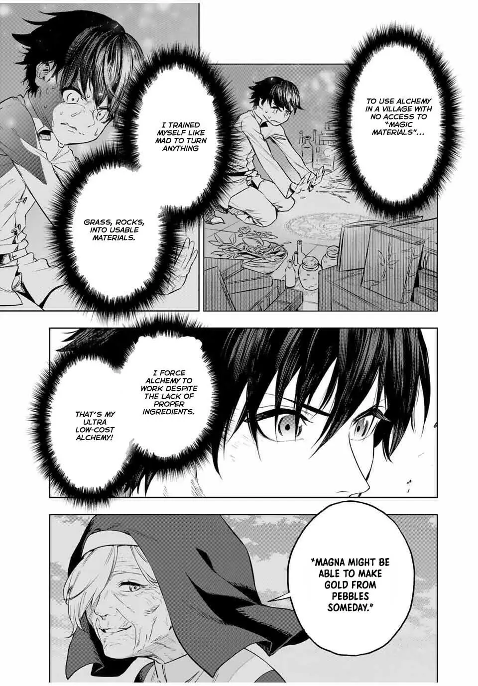 Genkai Shuuraku wo Datsu Mura Shita Renkinjutsushi, Tokai de "Saikyou" nano ga Bare Makuru. ~Rougai domo ni wa Iikagen Aiso ga Tsukimashita~ Chapter 1 — Page 43