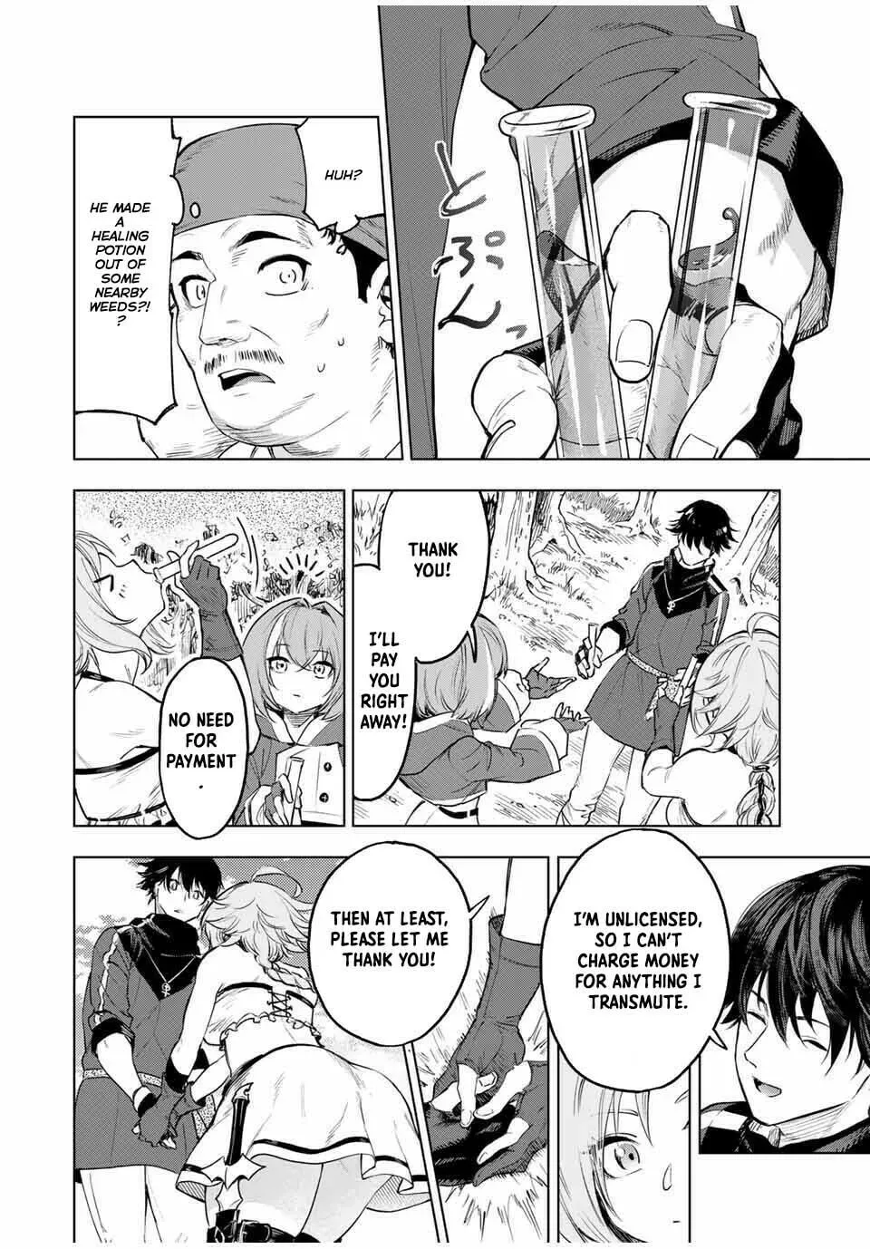 Genkai Shuuraku wo Datsu Mura Shita Renkinjutsushi, Tokai de "Saikyou" nano ga Bare Makuru. ~Rougai domo ni wa Iikagen Aiso ga Tsukimashita~ Chapter 1 — Page 52