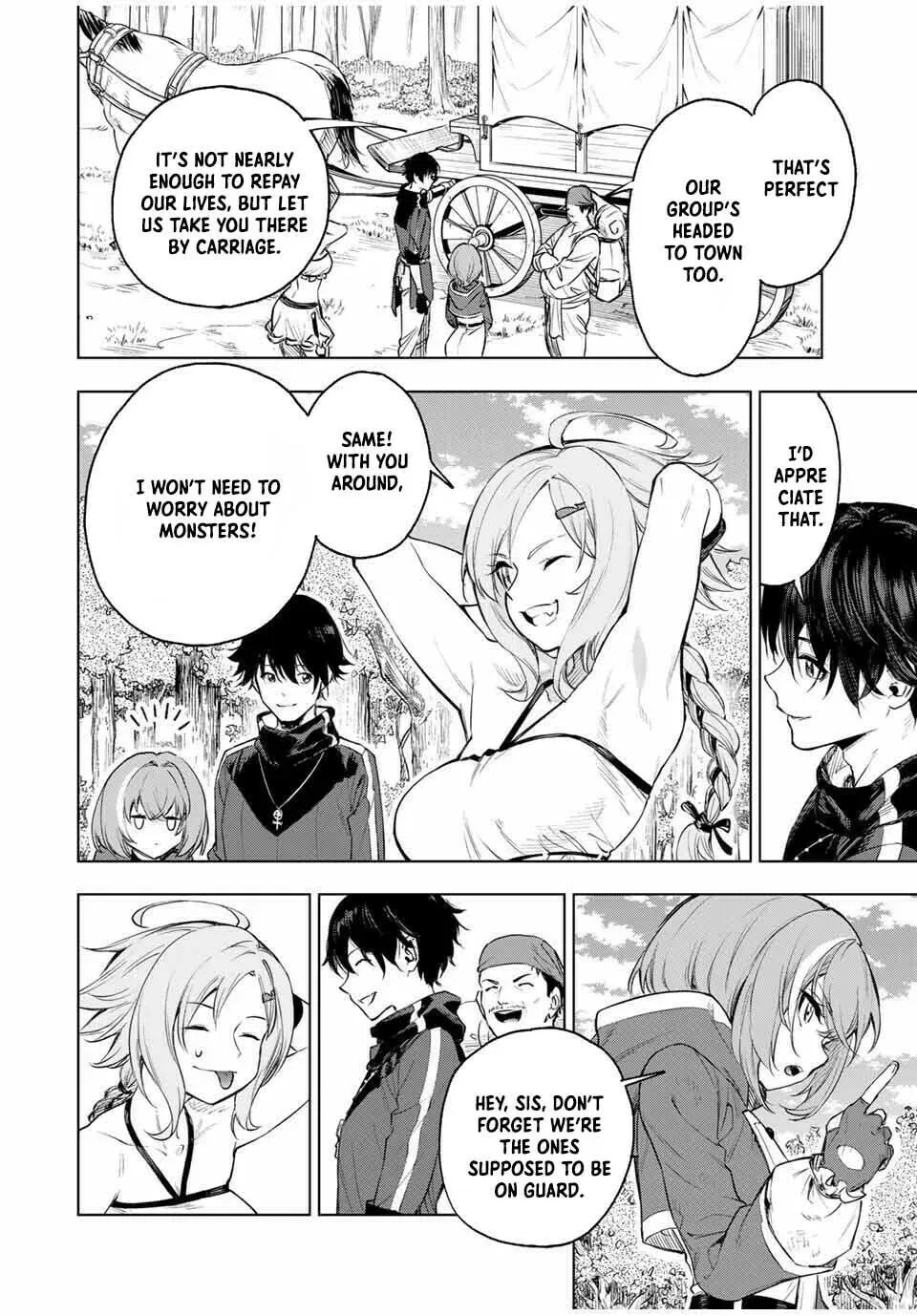 Genkai Shuuraku wo Datsu Mura Shita Renkinjutsushi, Tokai de "Saikyou" nano ga Bare Makuru. ~Rougai domo ni wa Iikagen Aiso ga Tsukimashita~ Chapter 1 — Page 56
