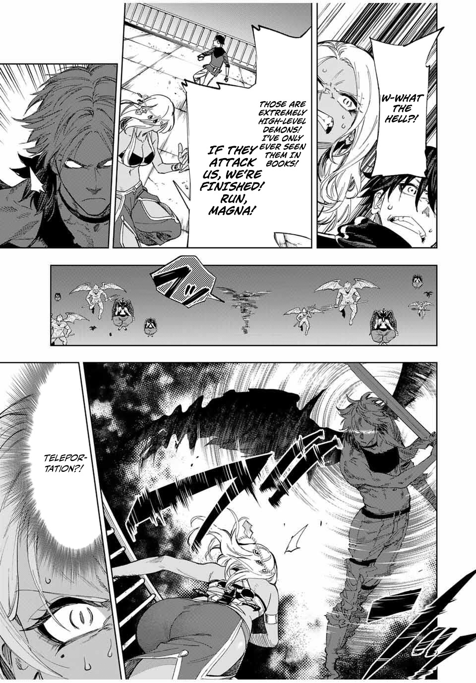 Genkai Shuuraku wo Datsu Mura Shita Renkinjutsushi, Tokai de "Saikyou" nano ga Bare Makuru. ~Rougai domo ni wa Iikagen Aiso ga Tsukimashita~ Chapter 15 — Page 12