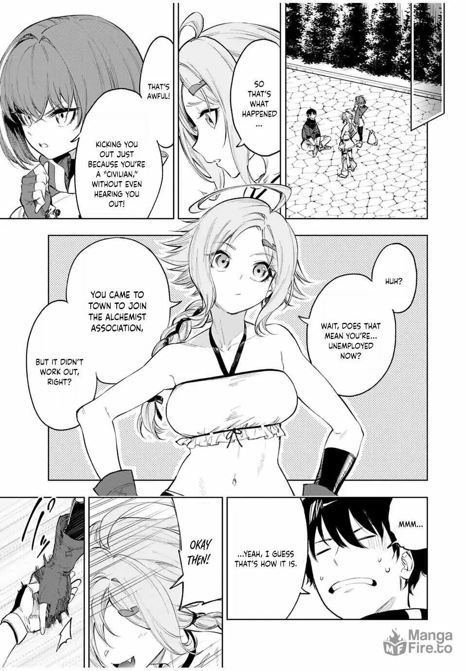Genkai Shuuraku wo Datsu Mura Shita Renkinjutsushi, Tokai de "Saikyou" nano ga Bare Makuru. ~Rougai domo ni wa Iikagen Aiso ga Tsukimashita~ Chapter 2 — Page 27