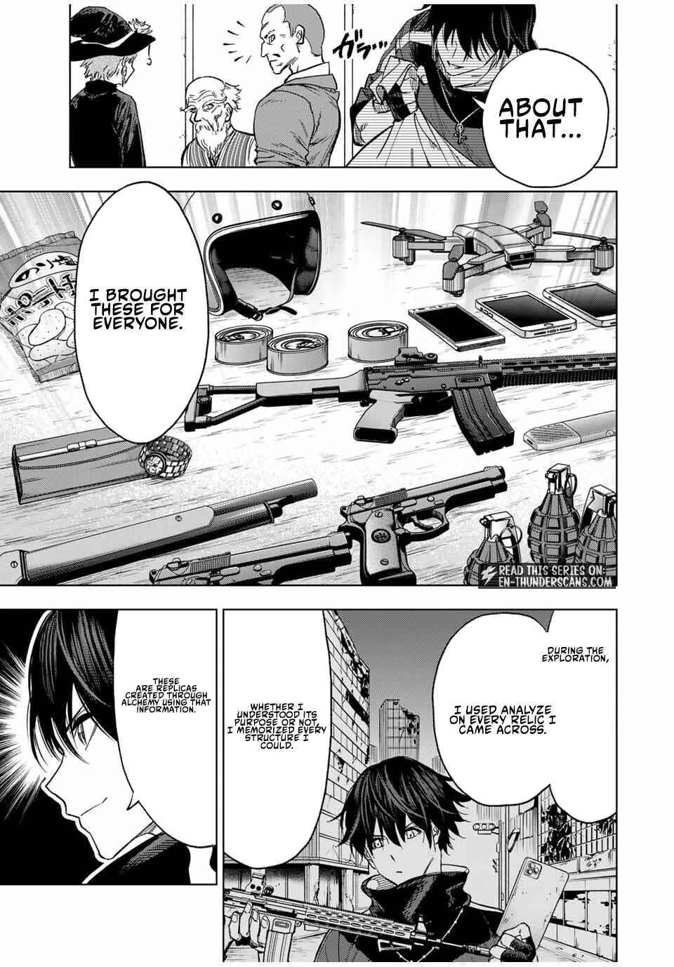 Genkai Shuuraku wo Datsu Mura Shita Renkinjutsushi, Tokai de "Saikyou" nano ga Bare Makuru. ~Rougai domo ni wa Iikagen Aiso ga Tsukimashita~ Chapter 21 — Page 6