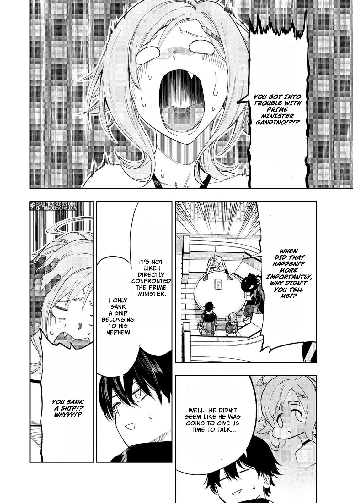 Genkai Shuuraku wo Datsu Mura Shita Renkinjutsushi, Tokai de "Saikyou" nano ga Bare Makuru. ~Rougai domo ni wa Iikagen Aiso ga Tsukimashita~ Chapter 28 — Page 14