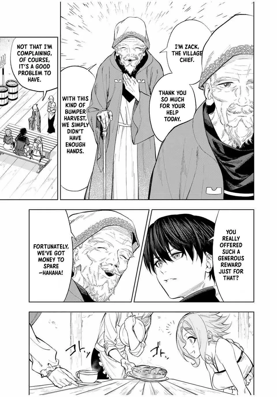 Genkai Shuuraku wo Datsu Mura Shita Renkinjutsushi, Tokai de "Saikyou" nano ga Bare Makuru. ~Rougai domo ni wa Iikagen Aiso ga Tsukimashita~ Chapter 3 — Page 17