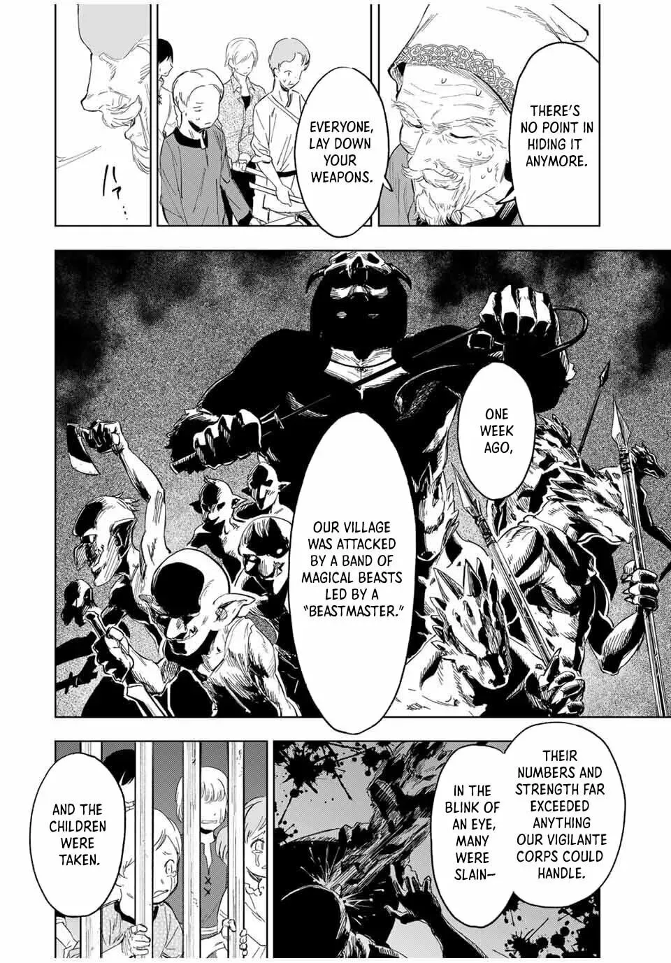 Genkai Shuuraku wo Datsu Mura Shita Renkinjutsushi, Tokai de "Saikyou" nano ga Bare Makuru. ~Rougai domo ni wa Iikagen Aiso ga Tsukimashita~ Chapter 4 — Page 4