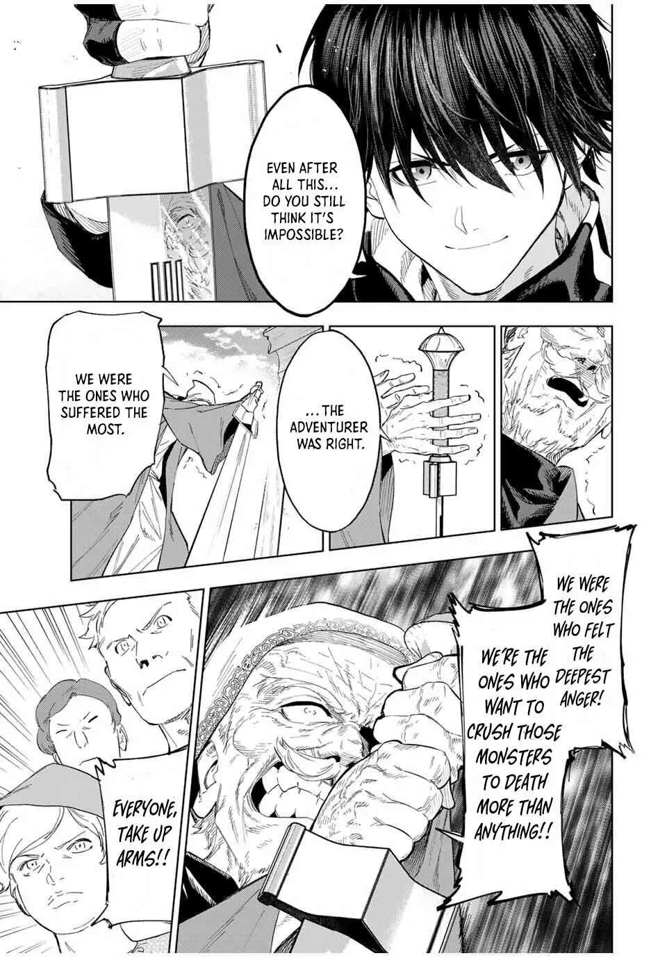 Genkai Shuuraku wo Datsu Mura Shita Renkinjutsushi, Tokai de "Saikyou" nano ga Bare Makuru. ~Rougai domo ni wa Iikagen Aiso ga Tsukimashita~ Chapter 4 — Page 13