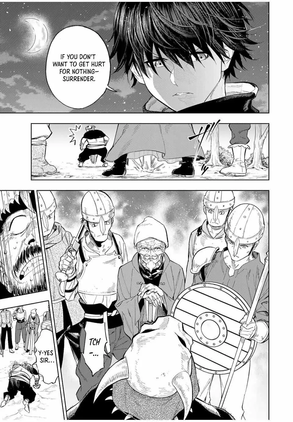 Genkai Shuuraku wo Datsu Mura Shita Renkinjutsushi, Tokai de "Saikyou" nano ga Bare Makuru. ~Rougai domo ni wa Iikagen Aiso ga Tsukimashita~ Chapter 4 — Page 17