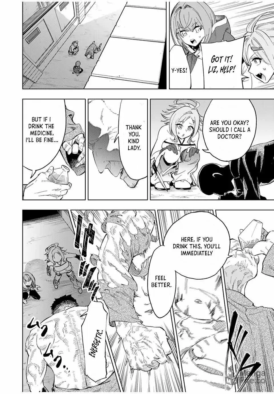 Genkai Shuuraku wo Datsu Mura Shita Renkinjutsushi, Tokai de "Saikyou" nano ga Bare Makuru. ~Rougai domo ni wa Iikagen Aiso ga Tsukimashita~ Chapter 6 — Page 12