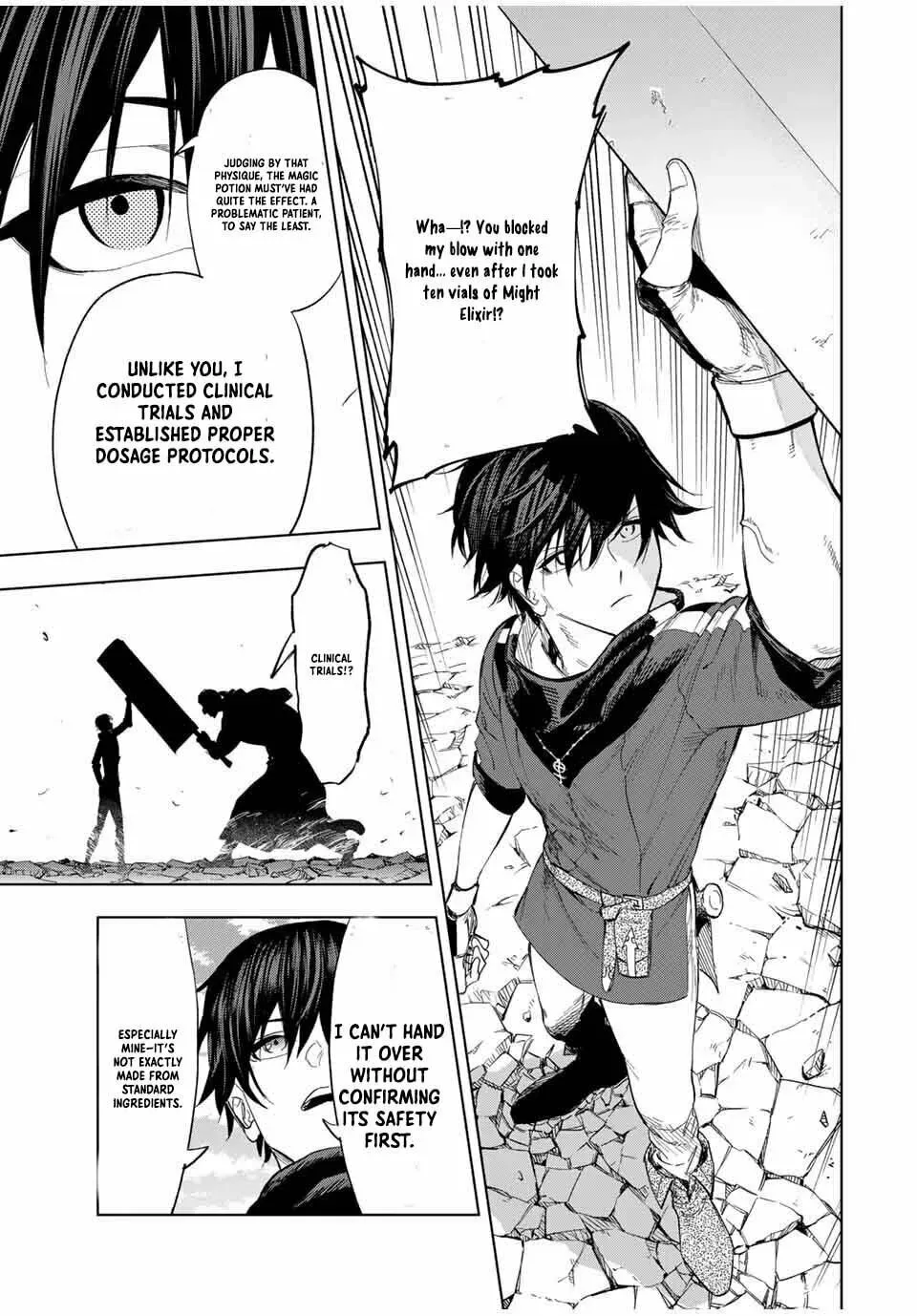 Genkai Shuuraku wo Datsu Mura Shita Renkinjutsushi, Tokai de "Saikyou" nano ga Bare Makuru. ~Rougai domo ni wa Iikagen Aiso ga Tsukimashita~ Chapter 7 — Page 15