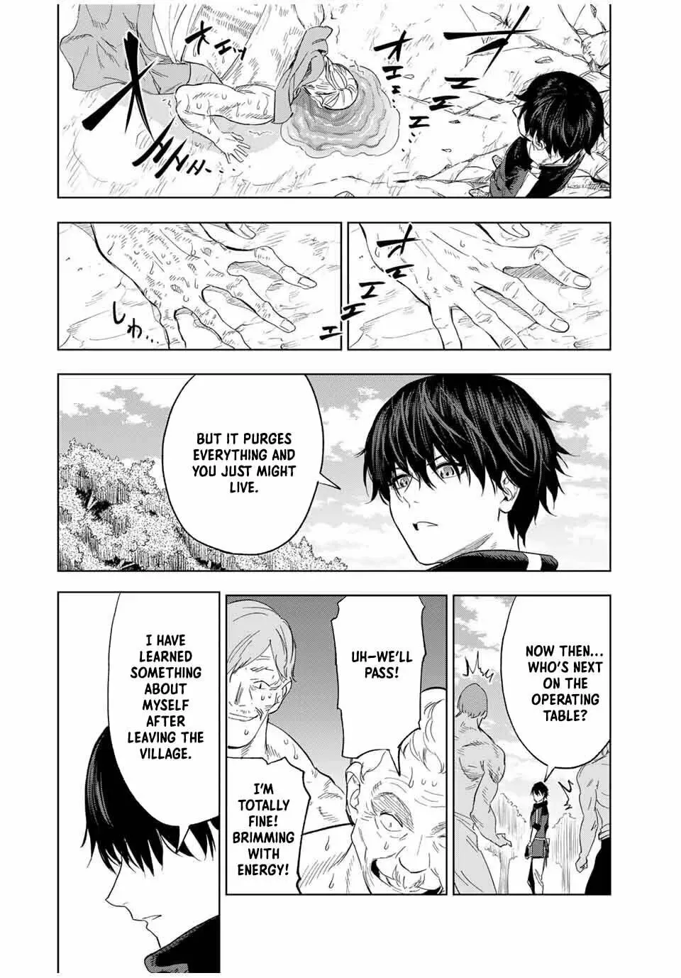 Genkai Shuuraku wo Datsu Mura Shita Renkinjutsushi, Tokai de "Saikyou" nano ga Bare Makuru. ~Rougai domo ni wa Iikagen Aiso ga Tsukimashita~ Chapter 7 — Page 18