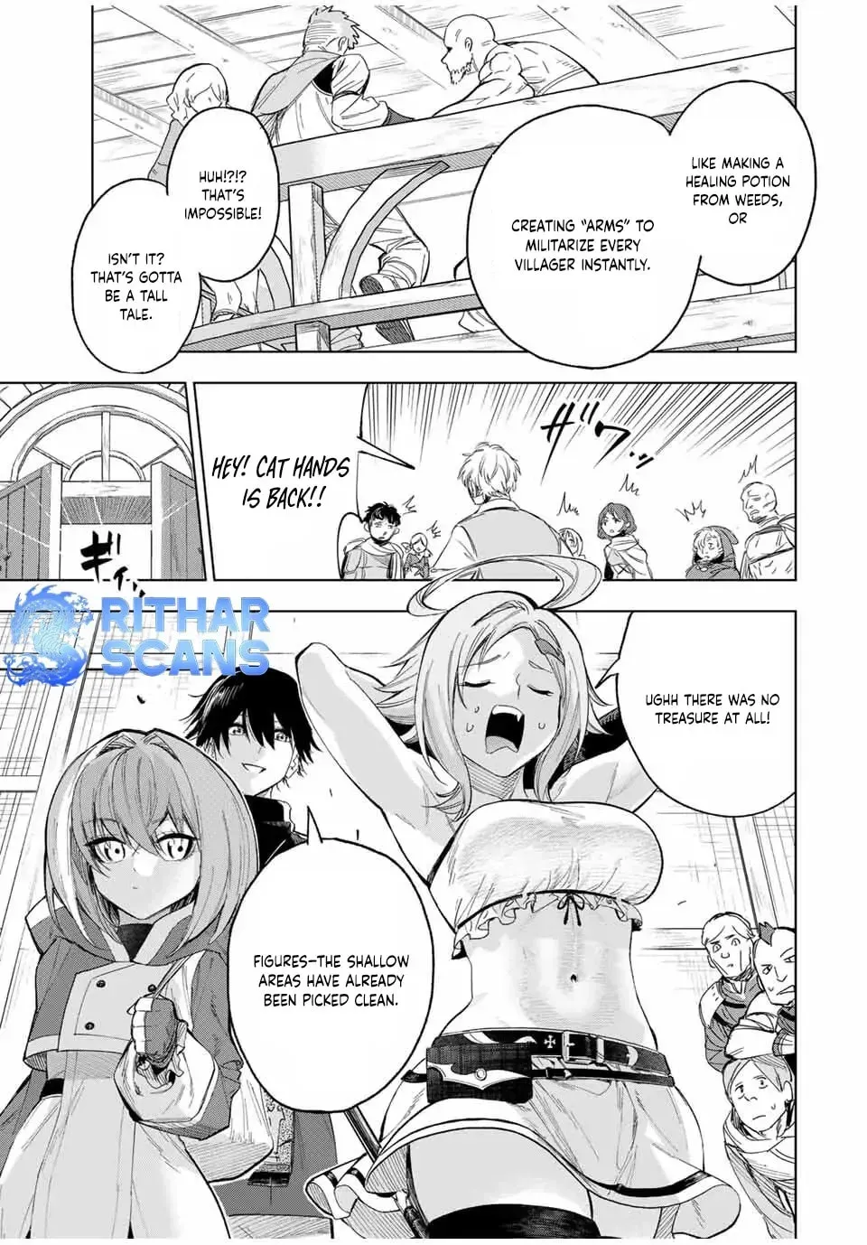 Genkai Shuuraku wo Datsu Mura Shita Renkinjutsushi, Tokai de "Saikyou" nano ga Bare Makuru. ~Rougai domo ni wa Iikagen Aiso ga Tsukimashita~ Chapter 8 — Page 7