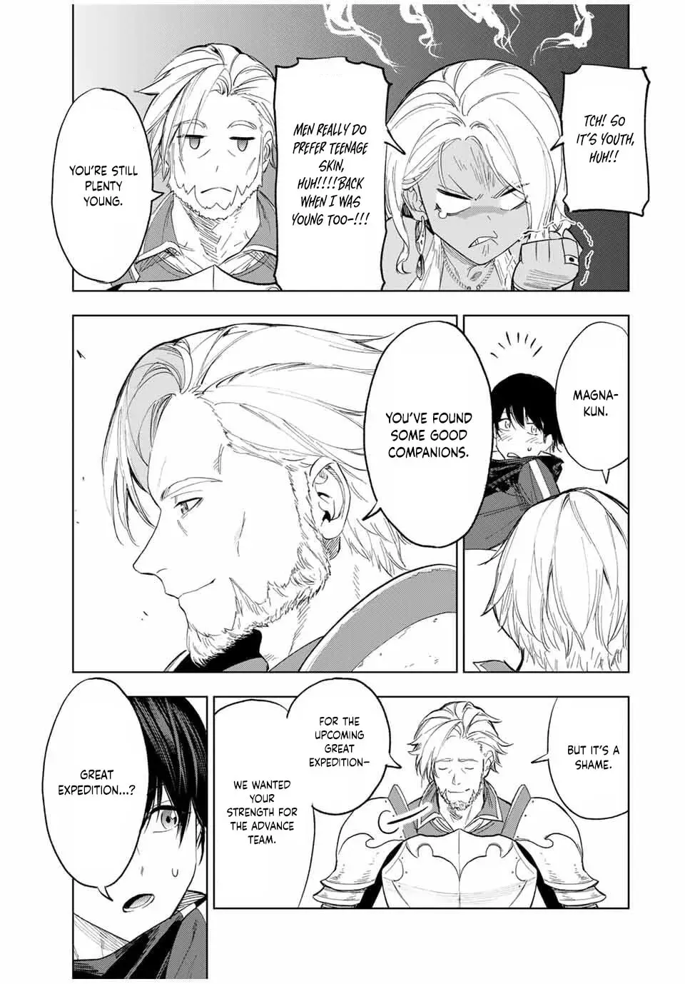Genkai Shuuraku wo Datsu Mura Shita Renkinjutsushi, Tokai de "Saikyou" nano ga Bare Makuru. ~Rougai domo ni wa Iikagen Aiso ga Tsukimashita~ Chapter 8 — Page 15