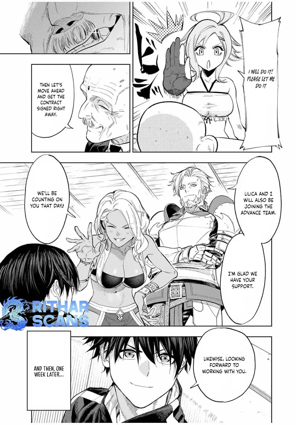 Genkai Shuuraku wo Datsu Mura Shita Renkinjutsushi, Tokai de "Saikyou" nano ga Bare Makuru. ~Rougai domo ni wa Iikagen Aiso ga Tsukimashita~ Chapter 9 — Page 6