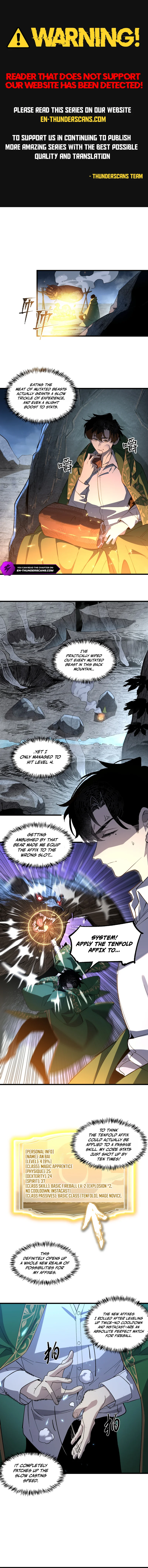 Global Class Advancement: The Archmage's Skills Can Add Infinite Affixes Chapter 2 — Page 1