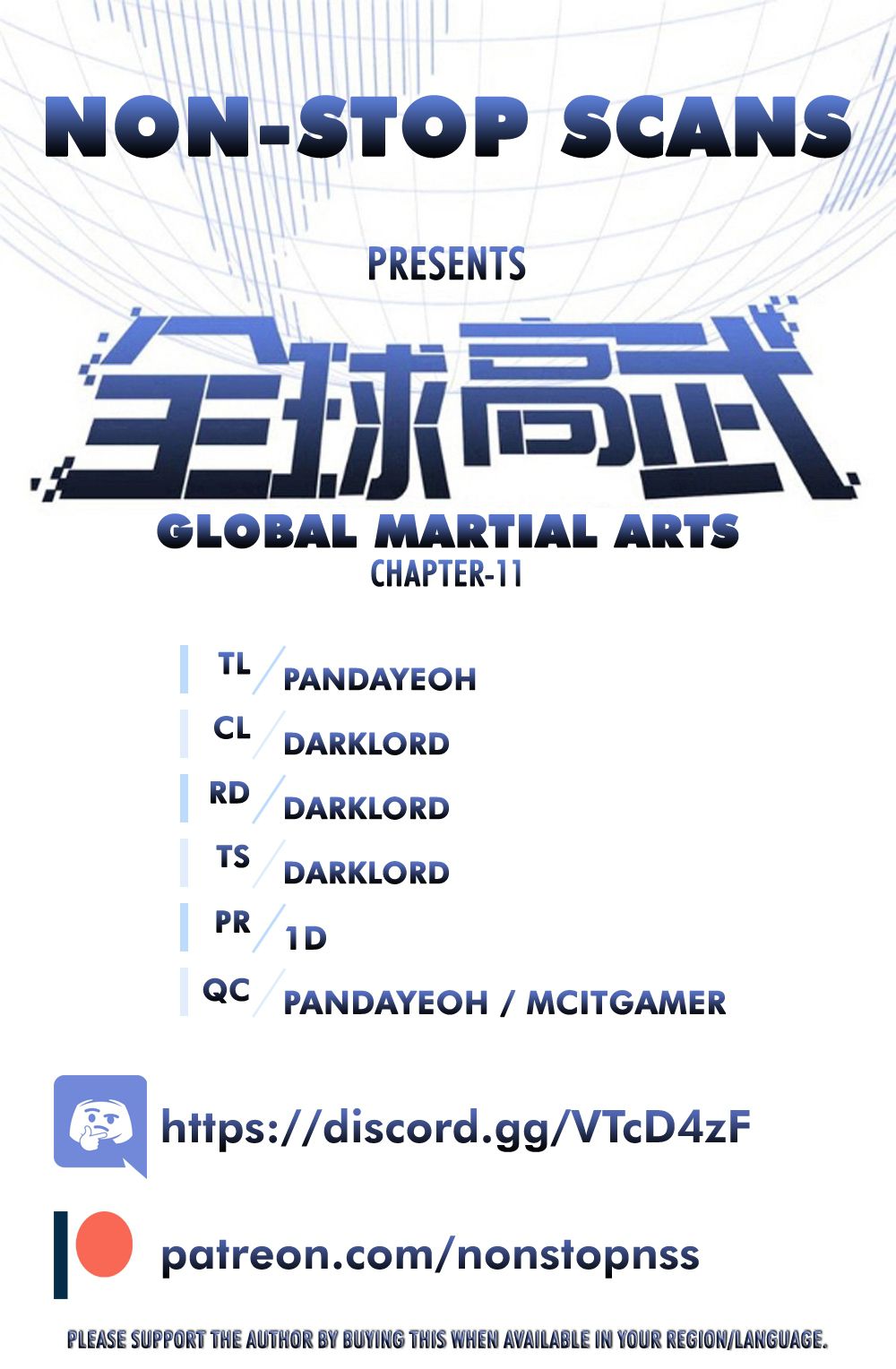 Global Martial Arts Chapter 11 — Page 1