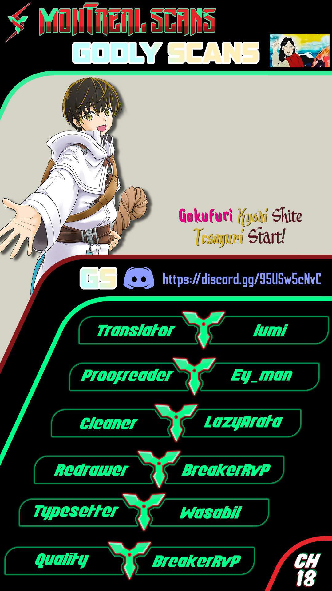 Gokufuri Kyohi Shite Tesaguri Start! Tokka Shinai Healer, Nakama to Wakarete Tabi ni Deru Chapter 18 — Page 1