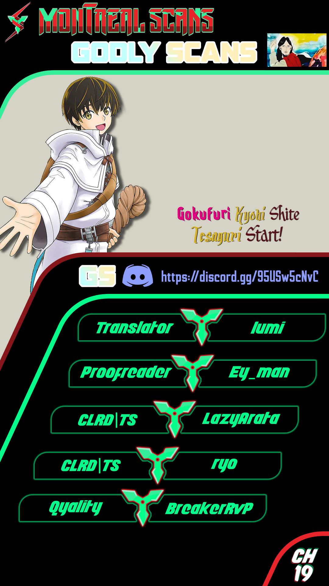 Gokufuri Kyohi Shite Tesaguri Start! Tokka Shinai Healer, Nakama to Wakarete Tabi ni Deru Chapter 19 — Page 1