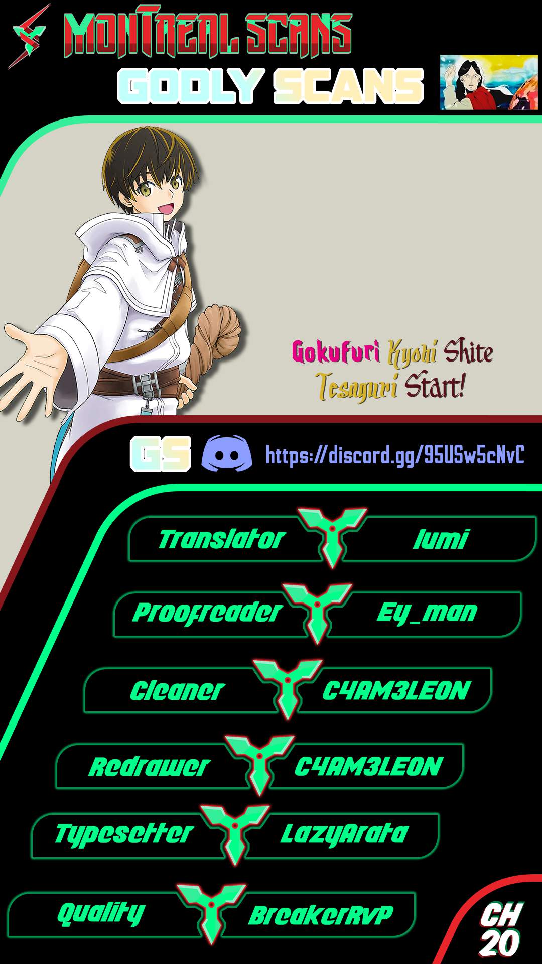 Gokufuri Kyohi Shite Tesaguri Start! Tokka Shinai Healer, Nakama to Wakarete Tabi ni Deru Chapter 20 — Page 1