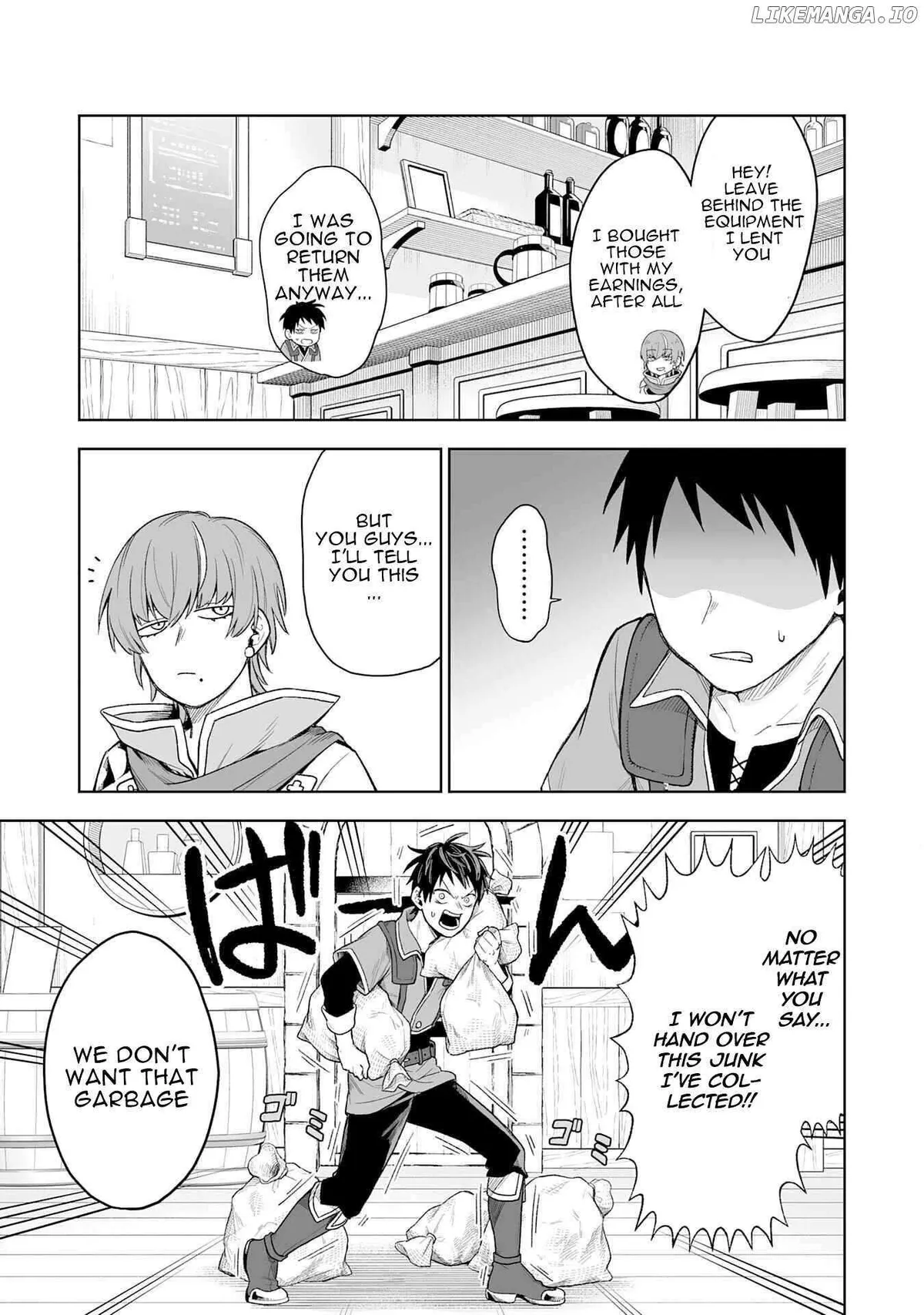 "Haihin Kaishuu" Skill de Te ni Ireta Wakeari Cheat Maken ga Saikyou Sugiru Ken ~Yakutatazu to Suterareta Ore wa, Isekai no Garakuta-tachi to Nariagaru~ Chapter 1 — Page 11