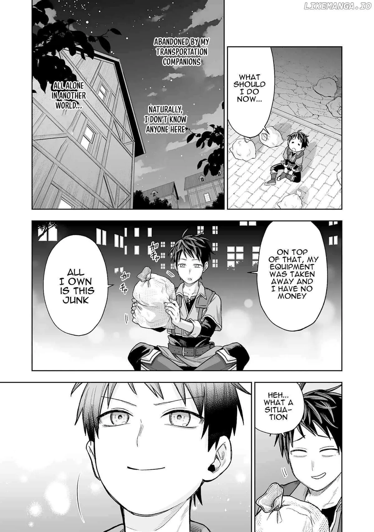 "Haihin Kaishuu" Skill de Te ni Ireta Wakeari Cheat Maken ga Saikyou Sugiru Ken ~Yakutatazu to Suterareta Ore wa, Isekai no Garakuta-tachi to Nariagaru~ Chapter 1 — Page 15
