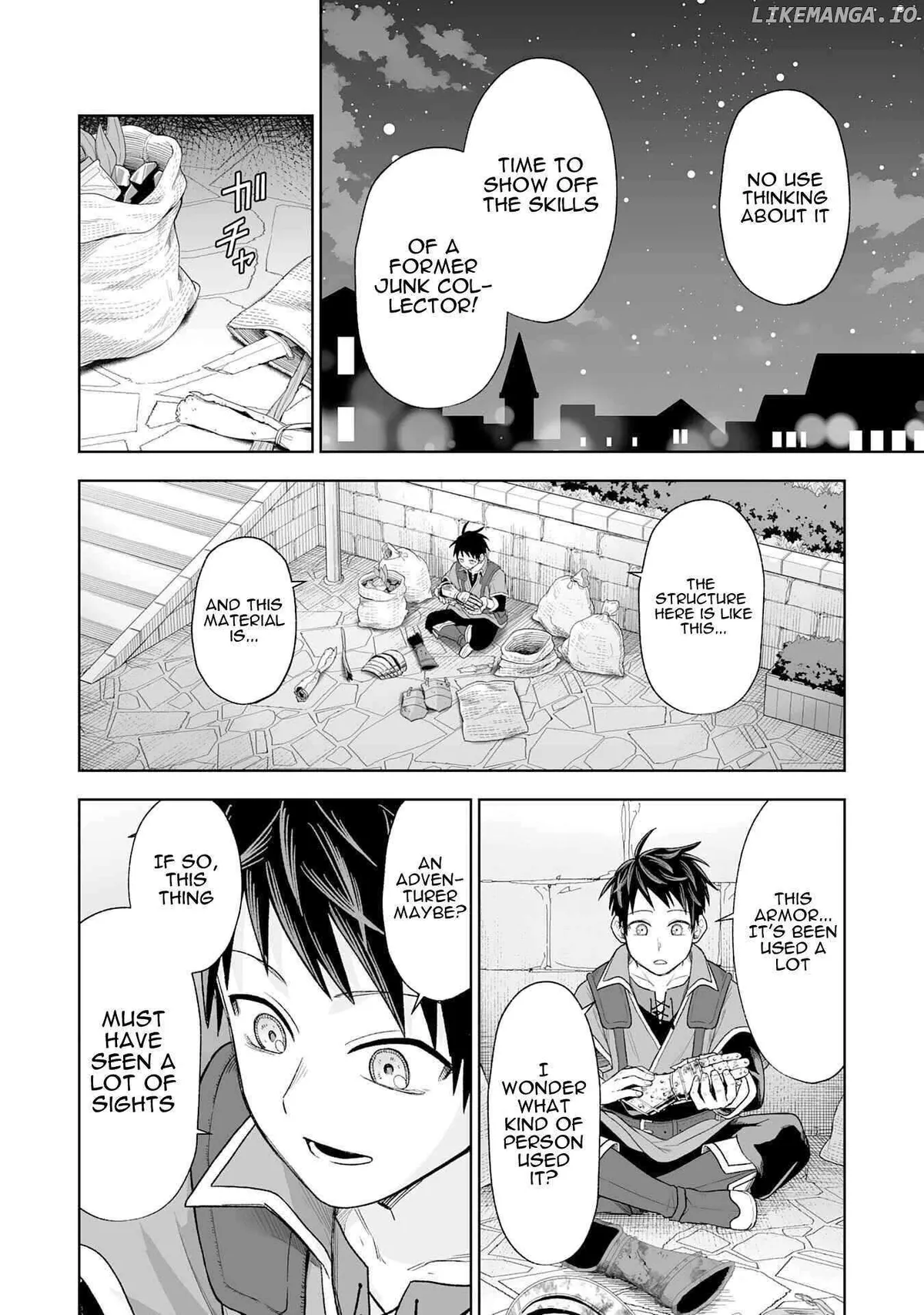 "Haihin Kaishuu" Skill de Te ni Ireta Wakeari Cheat Maken ga Saikyou Sugiru Ken ~Yakutatazu to Suterareta Ore wa, Isekai no Garakuta-tachi to Nariagaru~ Chapter 1 — Page 16