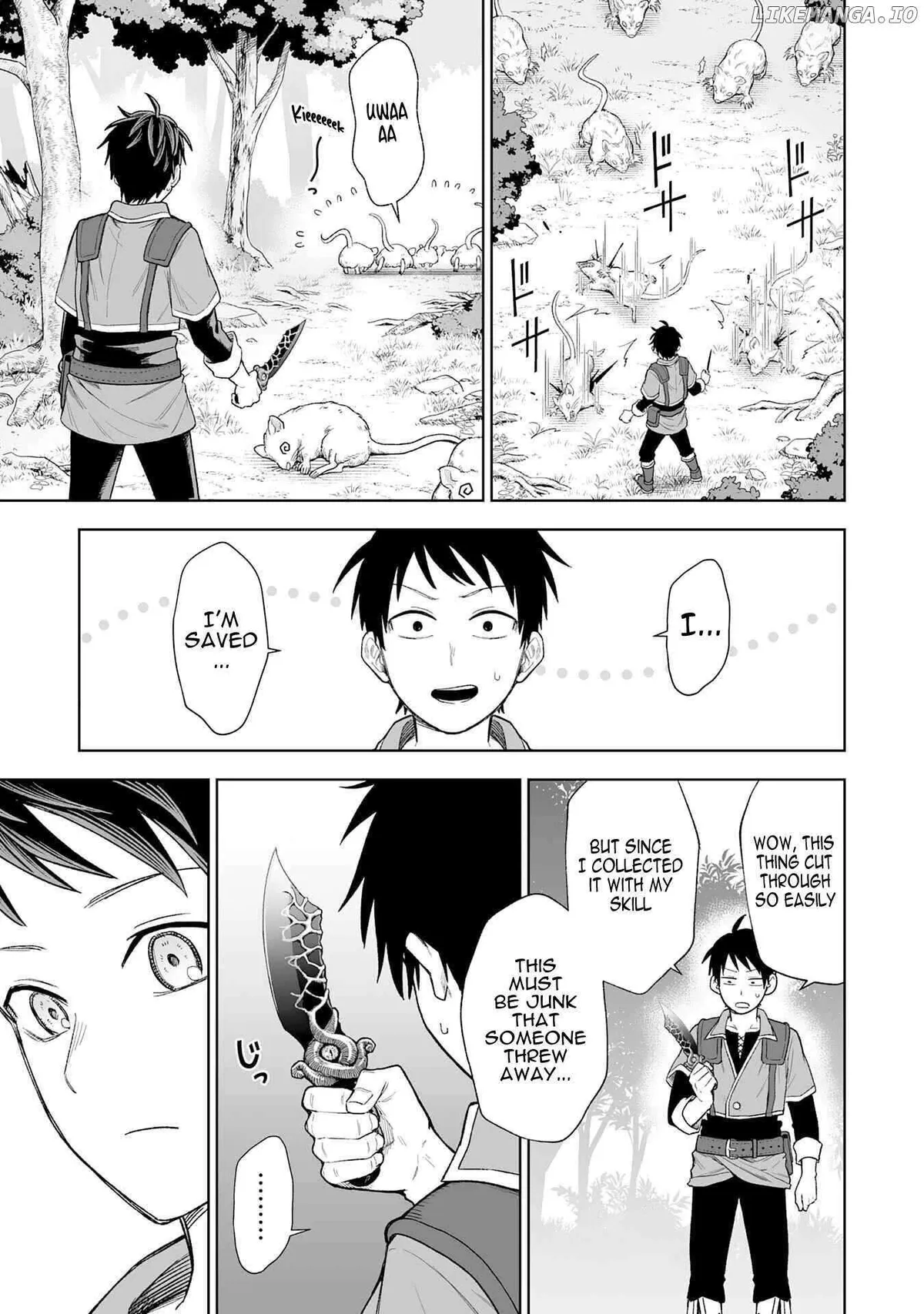 "Haihin Kaishuu" Skill de Te ni Ireta Wakeari Cheat Maken ga Saikyou Sugiru Ken ~Yakutatazu to Suterareta Ore wa, Isekai no Garakuta-tachi to Nariagaru~ Chapter 1 — Page 27