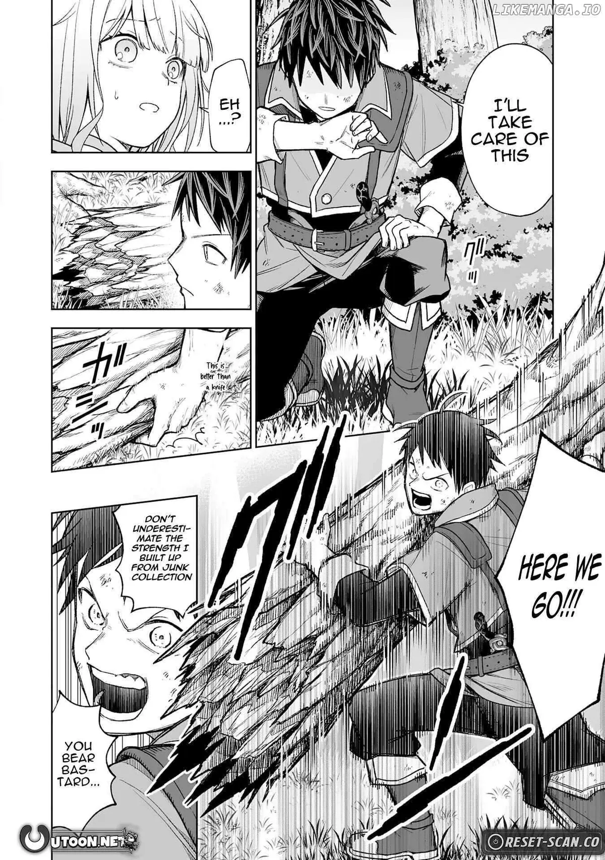 "Haihin Kaishuu" Skill de Te ni Ireta Wakeari Cheat Maken ga Saikyou Sugiru Ken ~Yakutatazu to Suterareta Ore wa, Isekai no Garakuta-tachi to Nariagaru~ Chapter 1 — Page 34