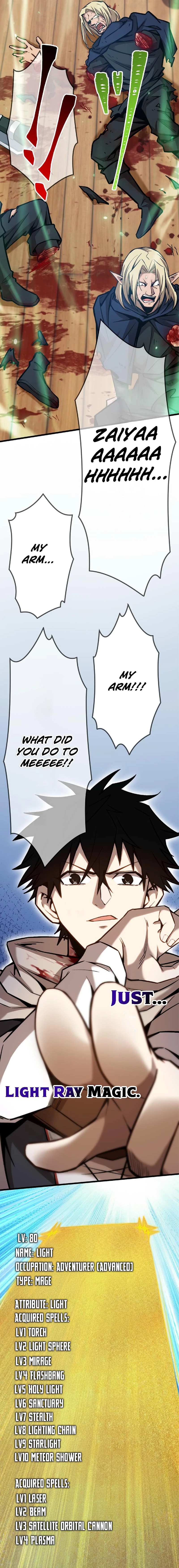 Hazure Zokusei "Hikari Mahou" ga Kakusei Shite Laser ga Demashita Chapter 64 — Page 2