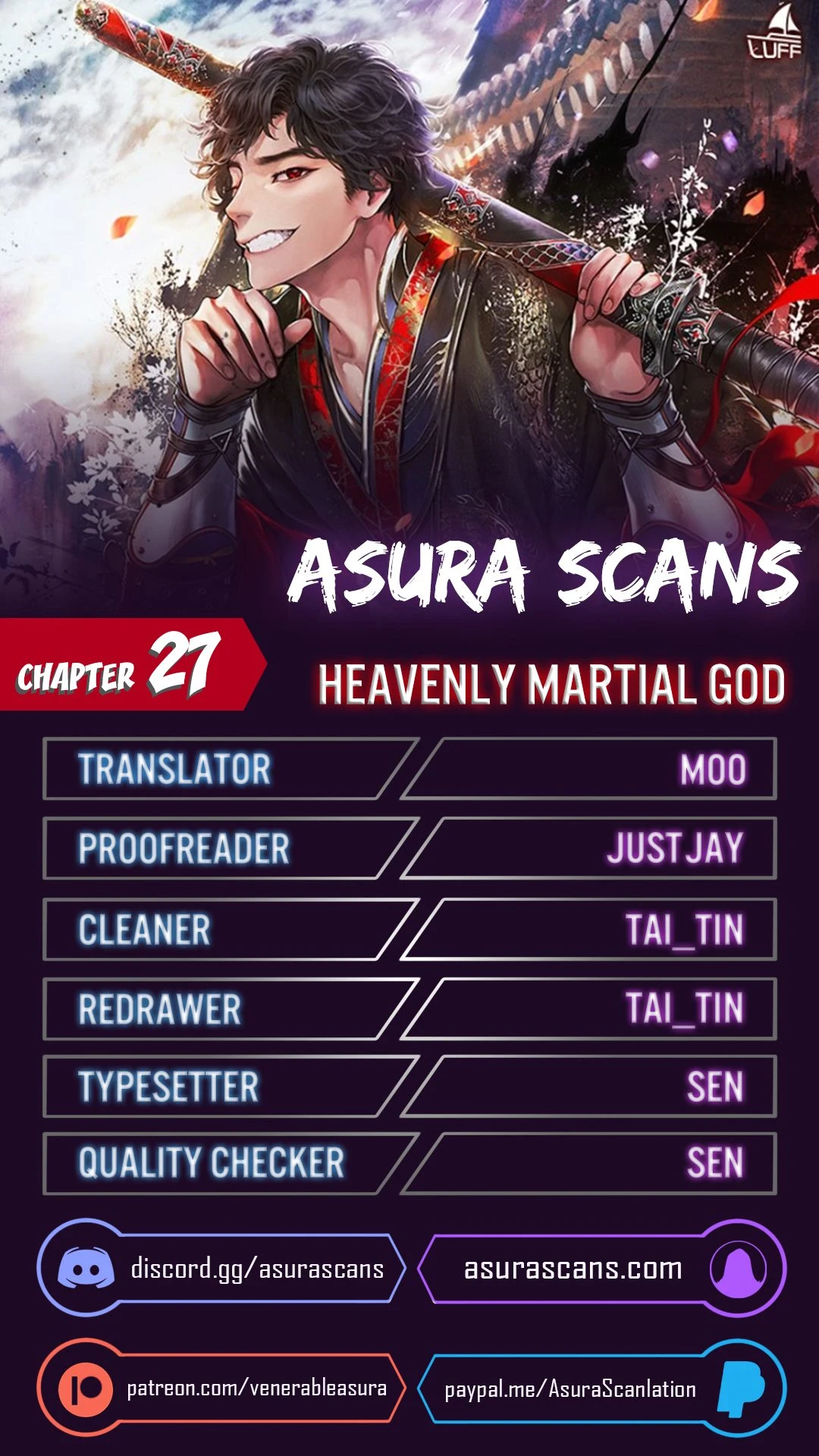 Heavenly Martial God Chapter 27 — Page 1
