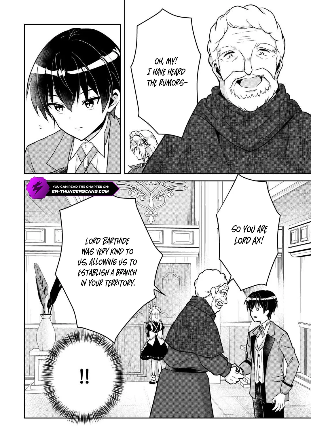 Henkyou Ryoushu wa Daikizoku ni Nariagaru! Cheat Chishiki de Nobinobi Ryouchi Keiei shimasu Chapter 8 — Page 12