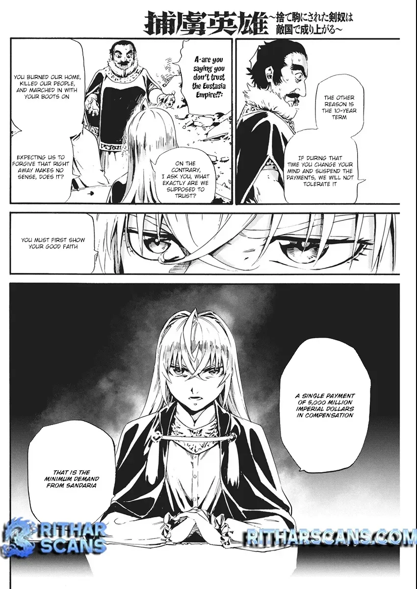 Horyo Eiyuu ~Sutegoma ni Sareta Kendo wa Tekikoku de Nariagaru~ Chapter 7 — Page 6