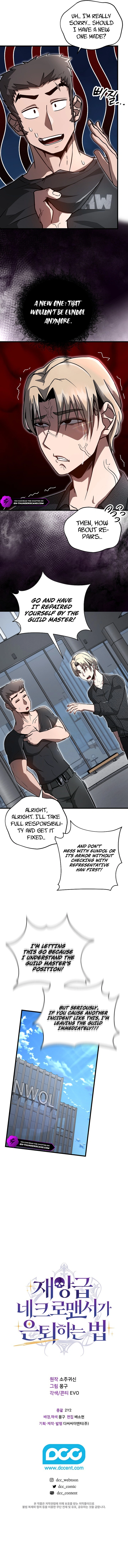 How to Retire as the Disaster-Class Necromancer Chapter 15 — Page 14