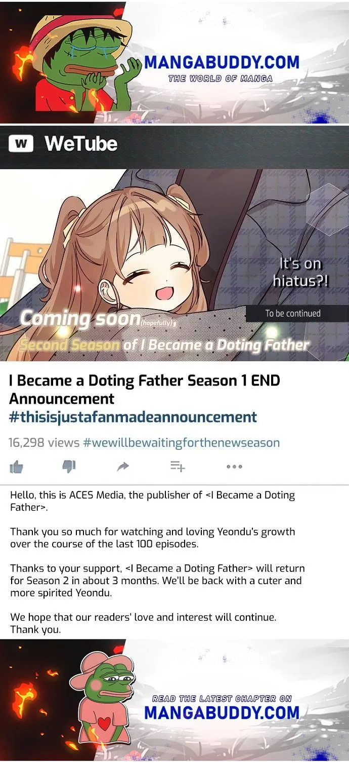I Became a Doting Father Chapter 100.5 — Page 1