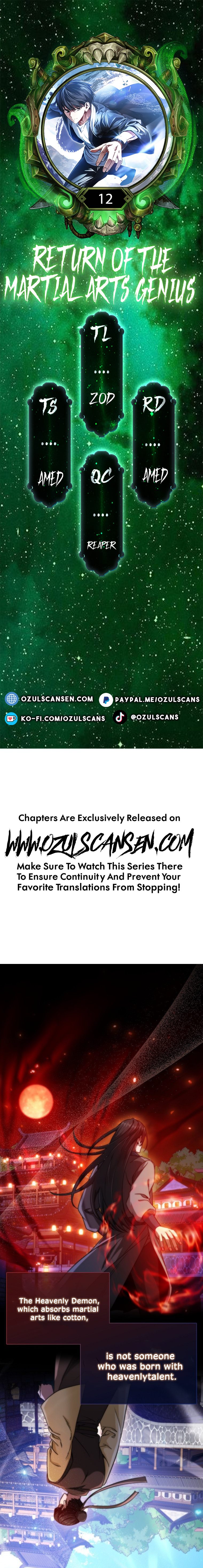 I Came Back as a Martial Genius Chapter 12 — Page 1