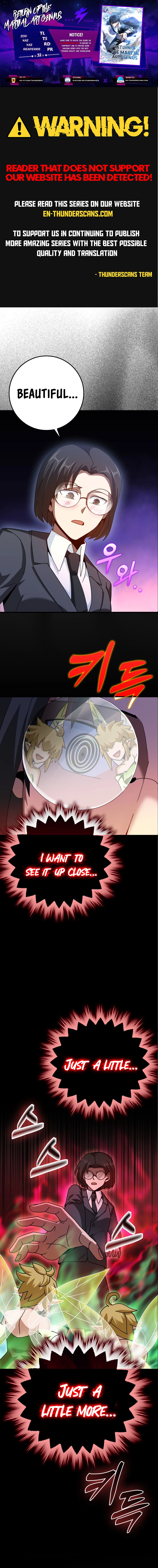I Came Back as a Martial Genius Chapter 32 — Page 1