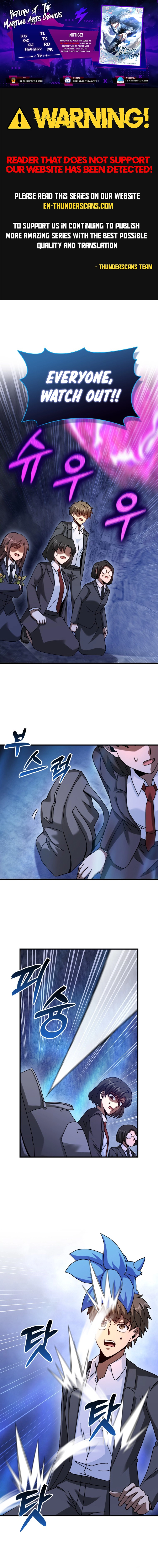 I Came Back as a Martial Genius Chapter 33 — Page 1