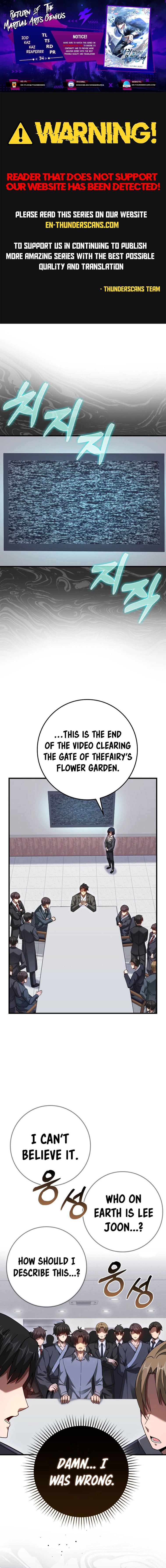 I Came Back as a Martial Genius Chapter 34 — Page 1