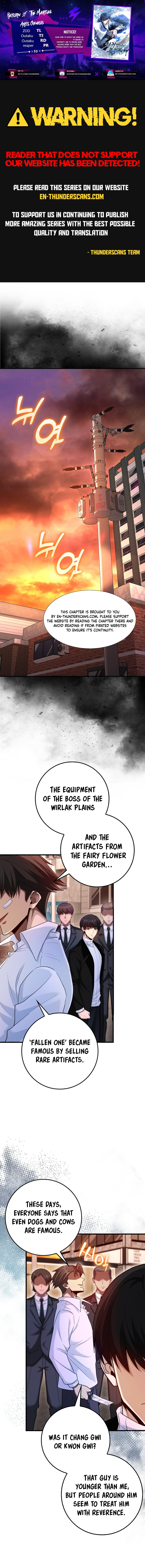 I Came Back as a Martial Genius Chapter 54 — Page 1