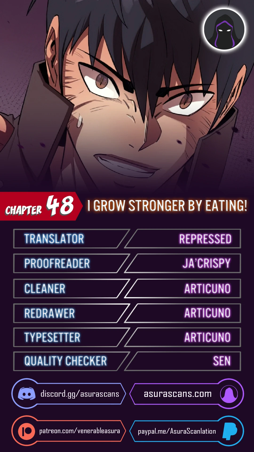 I Get Stronger the More I Eat Chapter 48 — Page 1