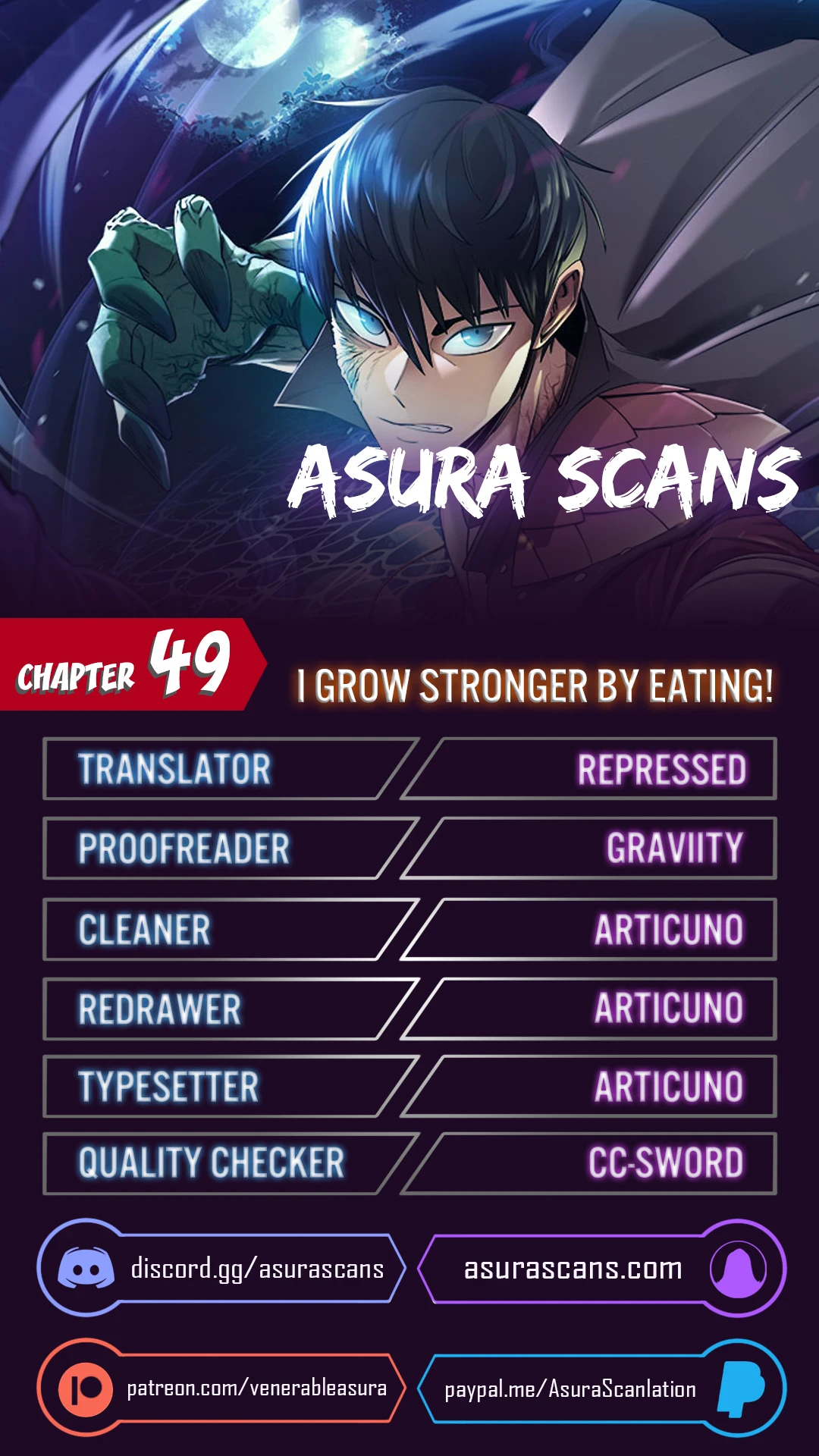 I Get Stronger the More I Eat Chapter 49 — Page 1