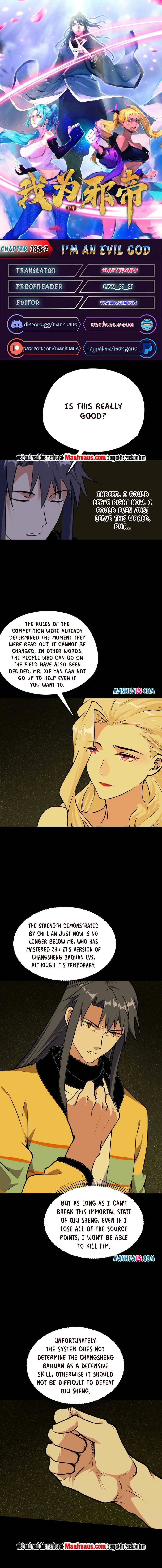 I’m An Evil God Chapter 188.2 — Page 1