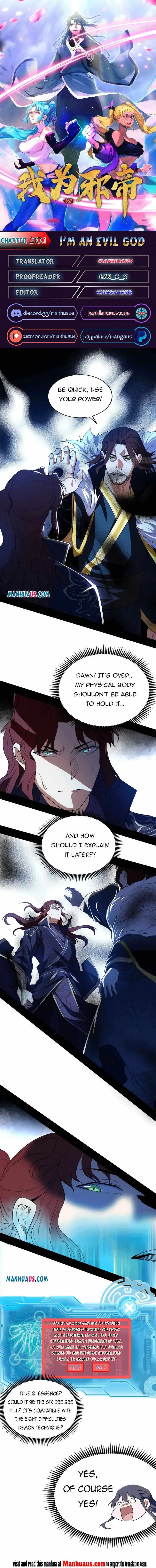 I’m An Evil God Chapter 210.1 — Page 1
