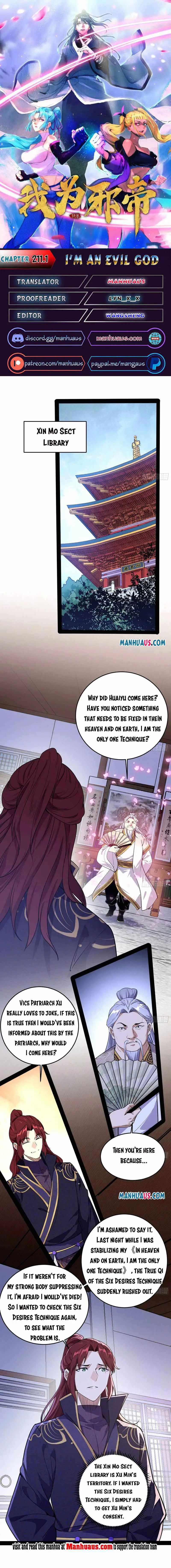 I’m An Evil God Chapter 211.1 — Page 1