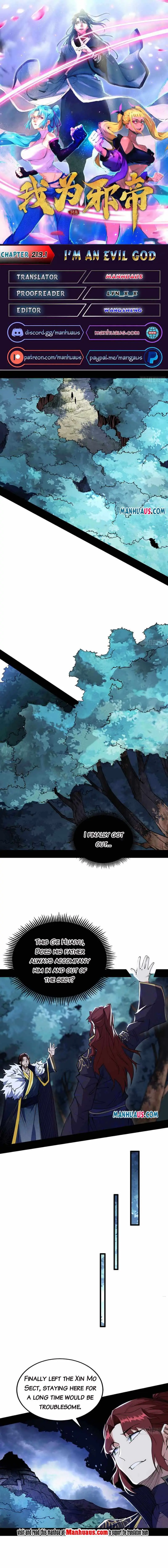 I’m An Evil God Chapter 213.1 — Page 1