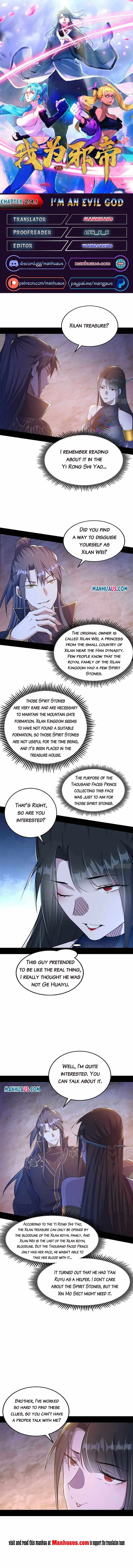 I’m An Evil God Chapter 214.1 — Page 1