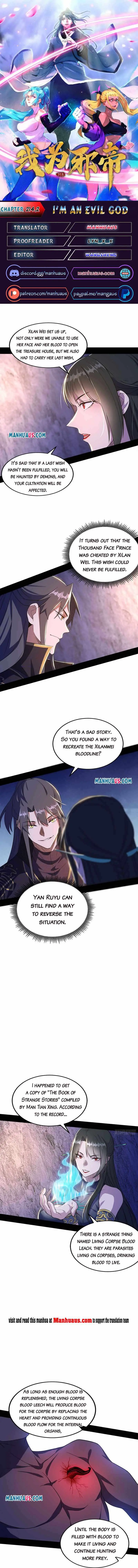 I’m An Evil God Chapter 214.2 — Page 1