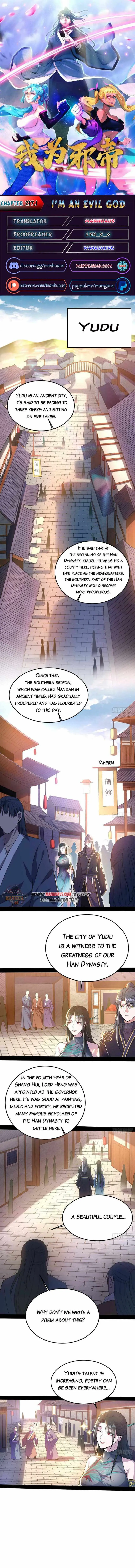 I’m An Evil God Chapter 217.1 — Page 1