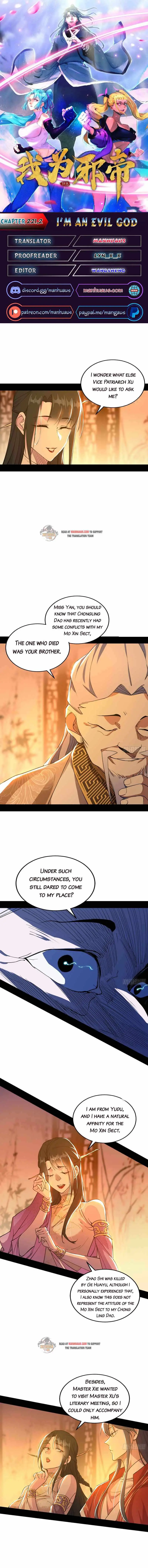 I’m An Evil God Chapter 221.2 — Page 1