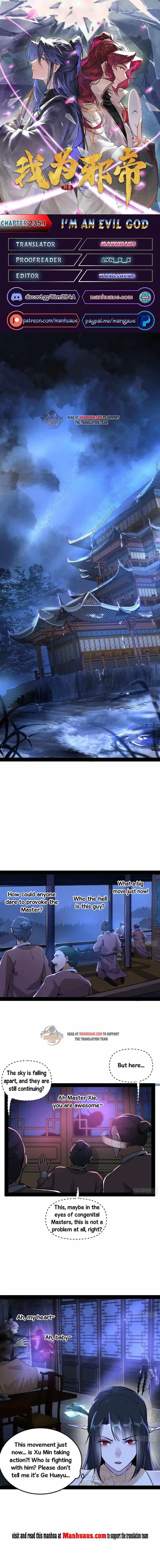 I’m An Evil God Chapter 235.1 — Page 1